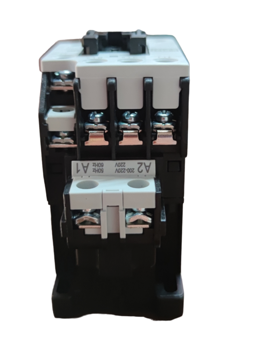 Shihlin Magnetic Contactor 12A 220V power point switch and plug component in black and white