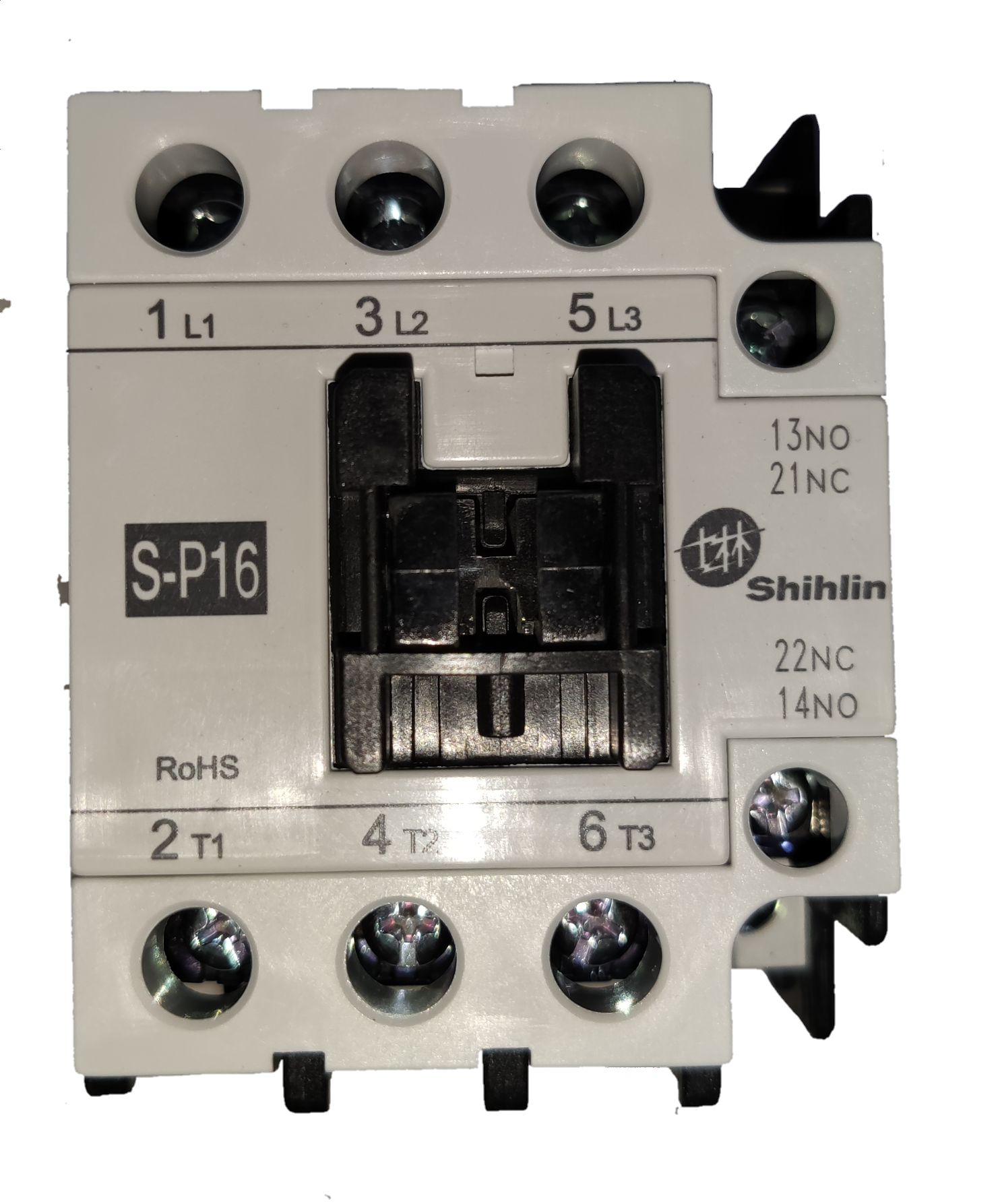 Electx Electrical Supply Magnetic Contactor 20A 220V white electrical component with multiple connection terminals