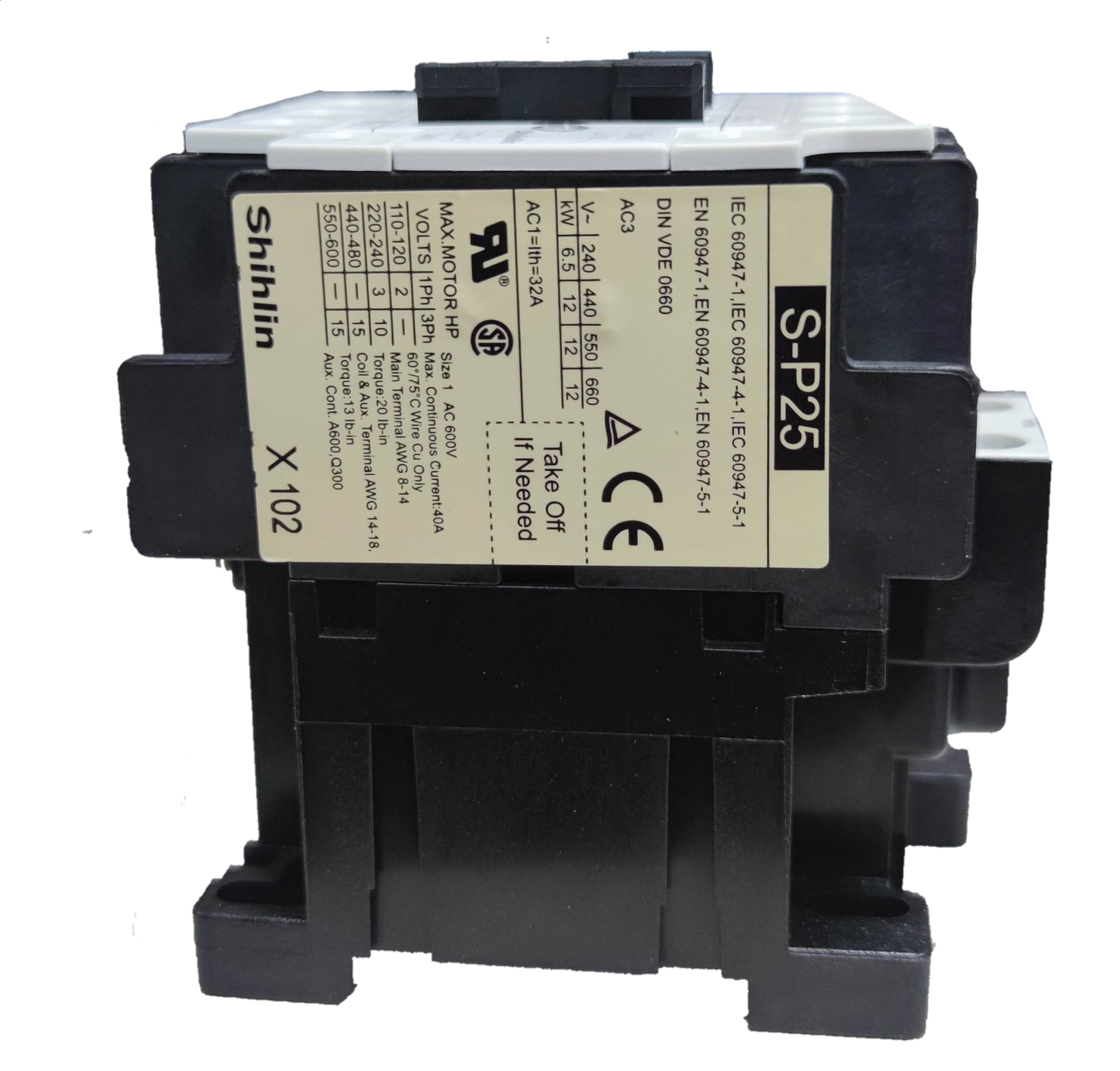 Shihlin Magnetic Contactor 25A 220V electrical component for controlling industrial circuits