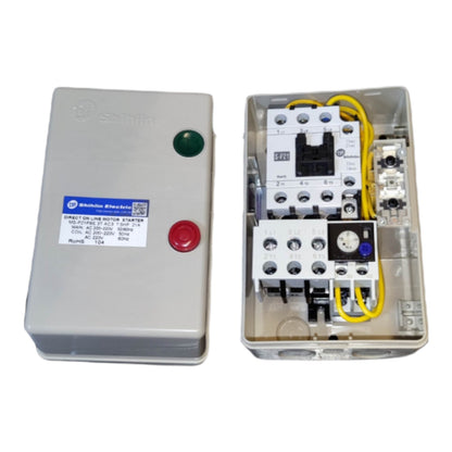 Shihlin Magnetic Starter 21A 7.5 HP 3 Phase 220V MS-P21PBE 17A -21A -24A Magnetic Switch
