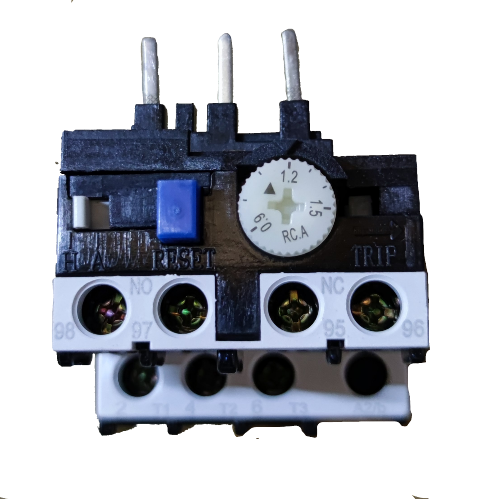 Shihlin Overload Relay 1.2A 220V electrical part with adjustment dial and reset button