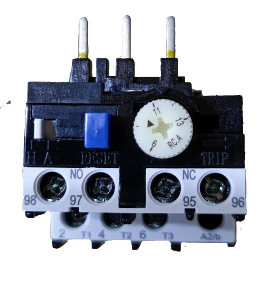 Shihlin Overload Relay 11A 220V - 9A-13A electrical component with reset button and adjustable dial