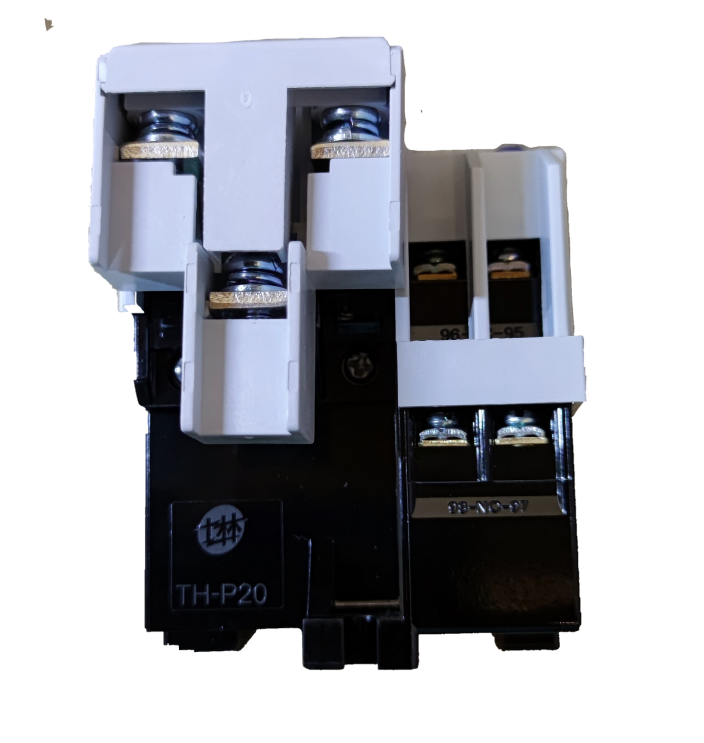 SHIHLIN Overload Relay 33A electrical circuitry part with white and black housing and metal terminals