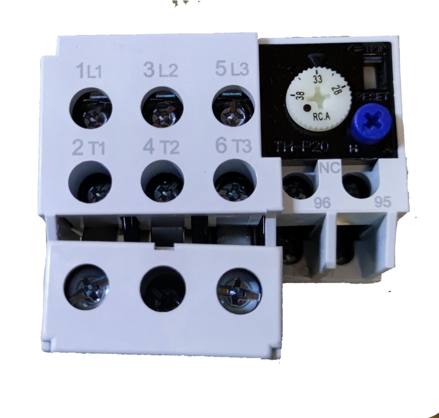 SHIHLIN Overload Relay 33A electrical circuitry part with adjustable dial and multiple connection terminals