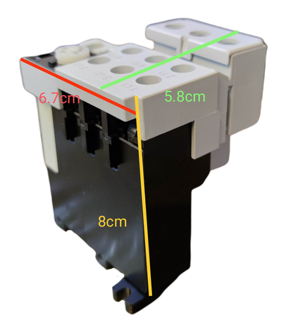 Shihlin Overload Relay 40A electrical component with black and white casing for circuit protection