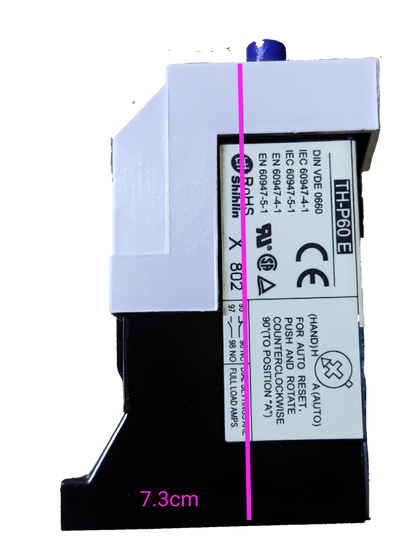 SHIHLIN Overload Relay 54A 43A-65A electrical component with white and black casing