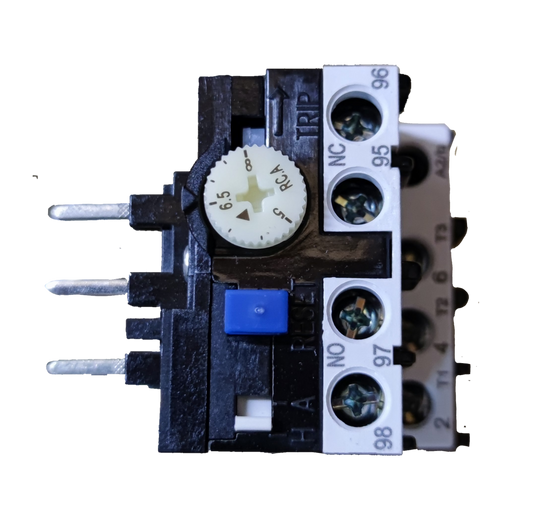 Shihlin SP15 Magnetic Contactor auxiliary thermal overload relay with adjustment dial and screw terminals