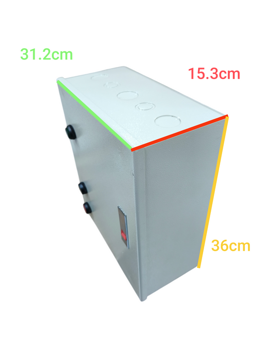 Shihlin Timer 0-30Seconds 5.5KW 220V industrial control box with dimensions 31.2 by 15.3 by 36 cm