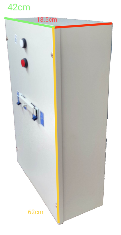 Shihlin 200A MTS 2 Pole Single Pole electrical circuitry control box with buttons and switches