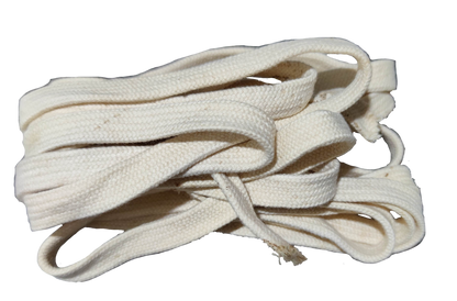 Electx Electrical Supply Shoe Thread 8mm x 3 Meters in white for shoes accessories and repairs