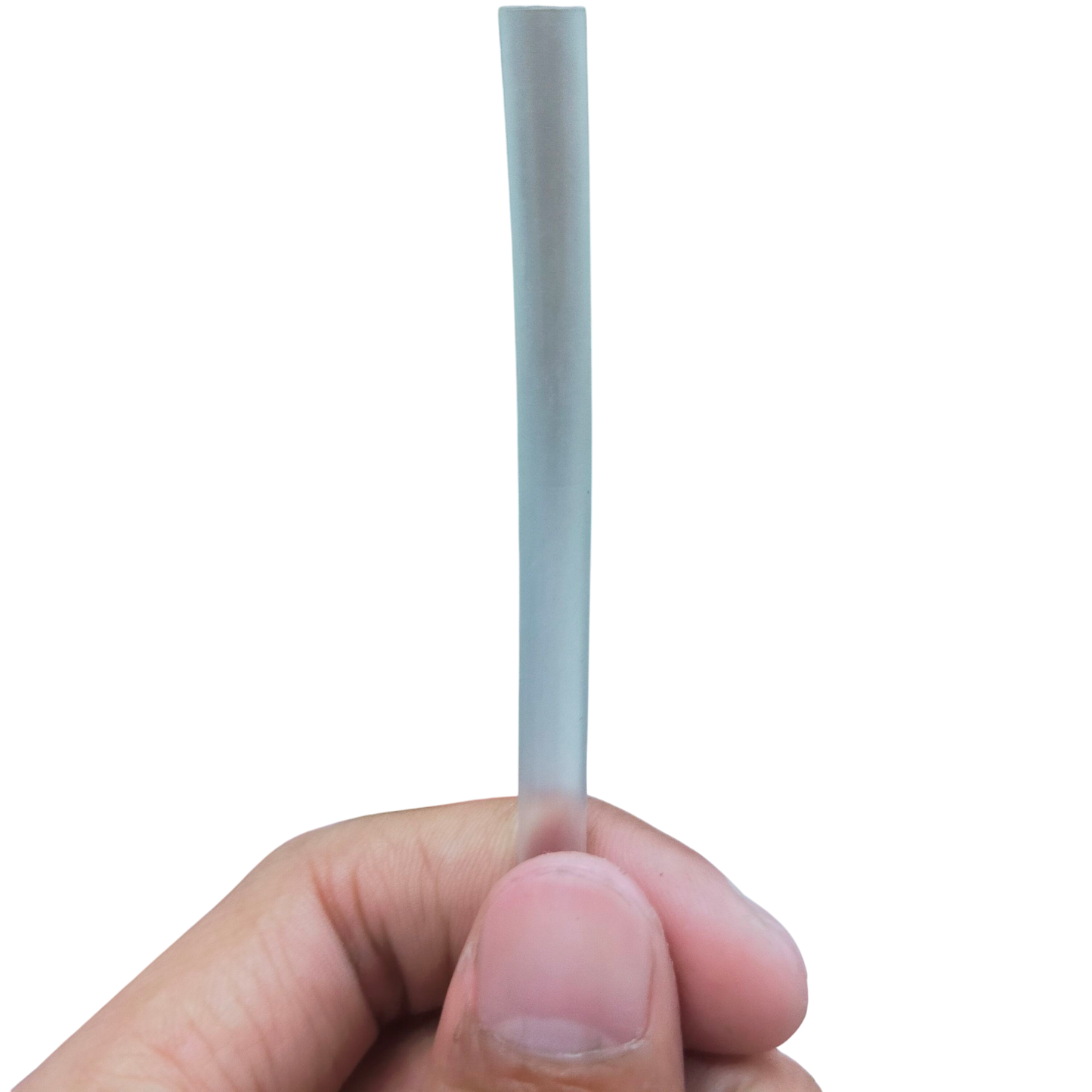 Hand holding a clear cable management Shrinkable Tube Clear - 4mm from China