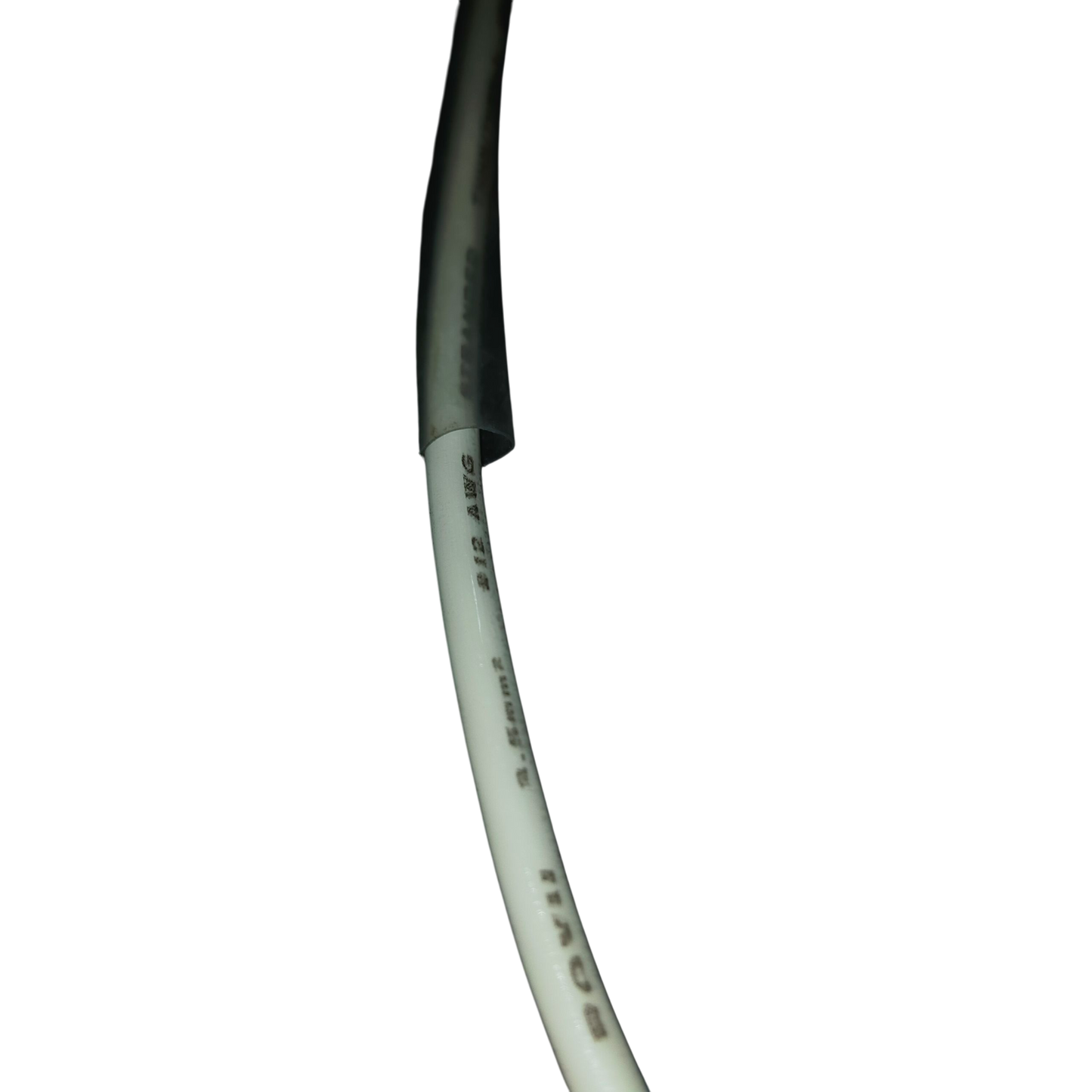 Clear shrinkable tube cable management sleeve protecting white electrical wire shrinkable tube clear 4mm