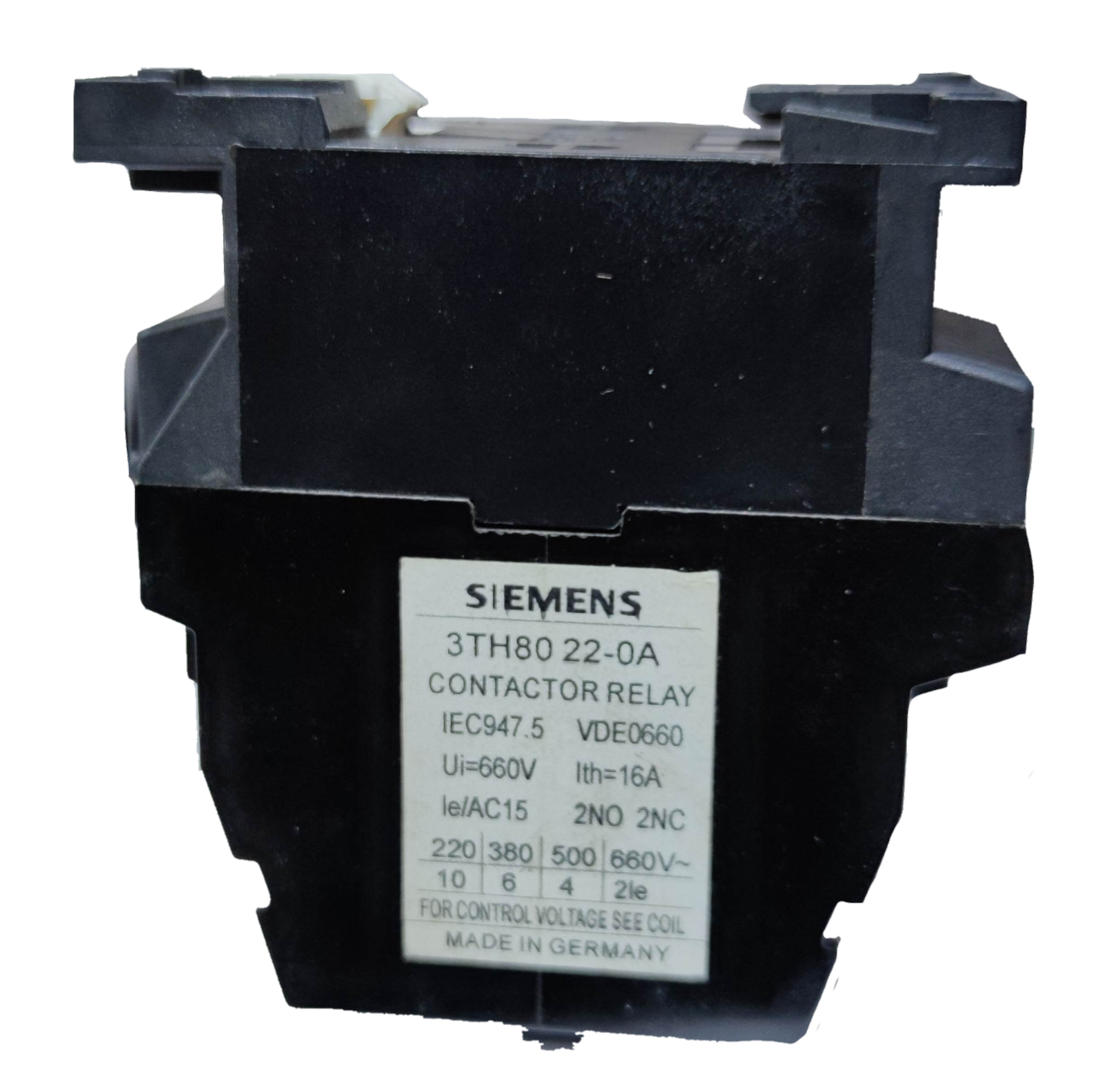 Siemens Magnetic Contactor 10A 2NO 2NC 220V power switch relay for electrical control