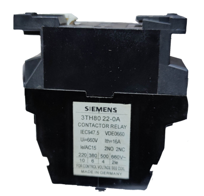 Siemens Magnetic Contactor 10A 2NO 2NC 220V power switch relay for electrical control