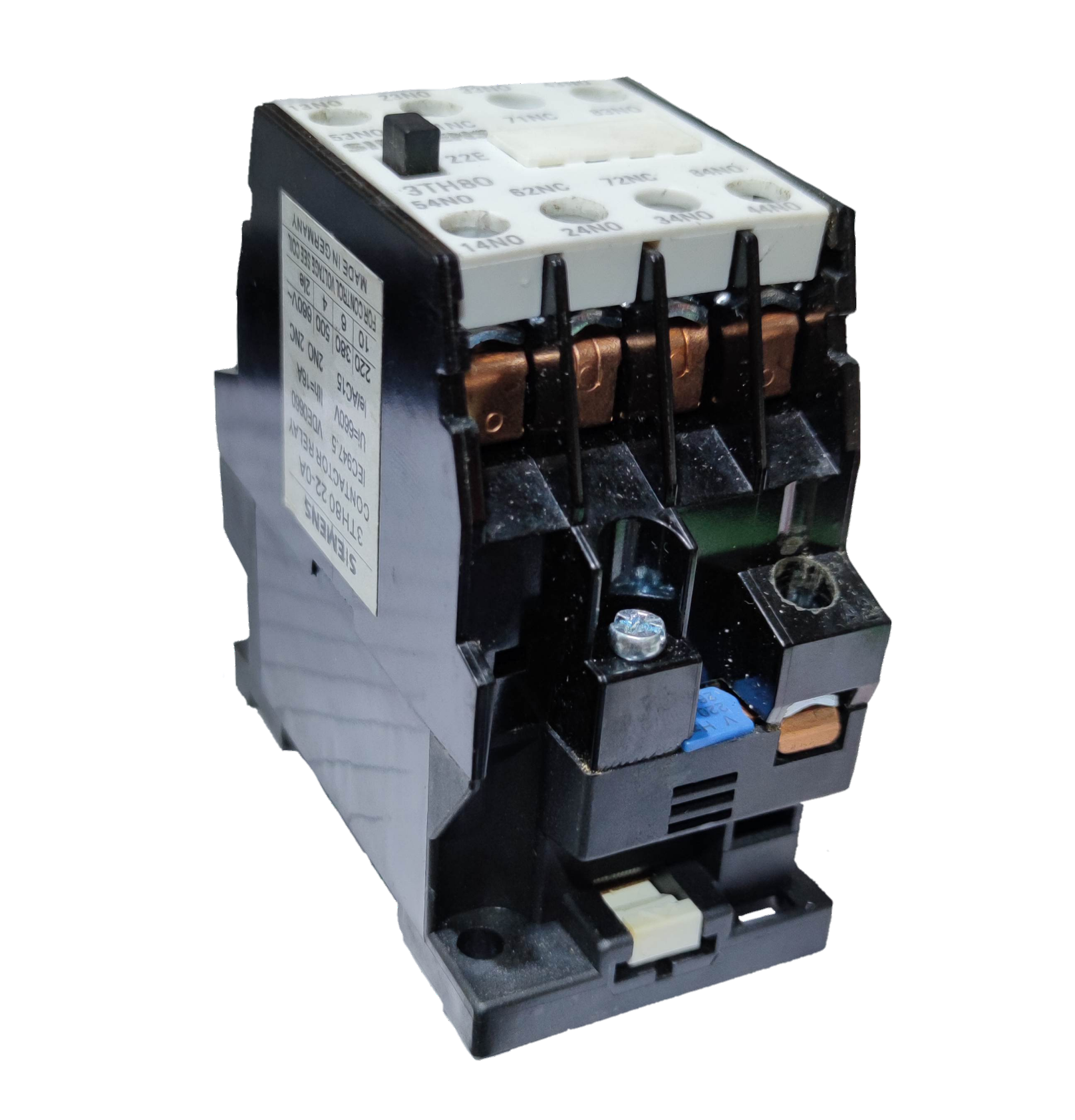 Siemens Magnetic Contactor 10A 2NO 2NC 220V electrical switch for power control applications