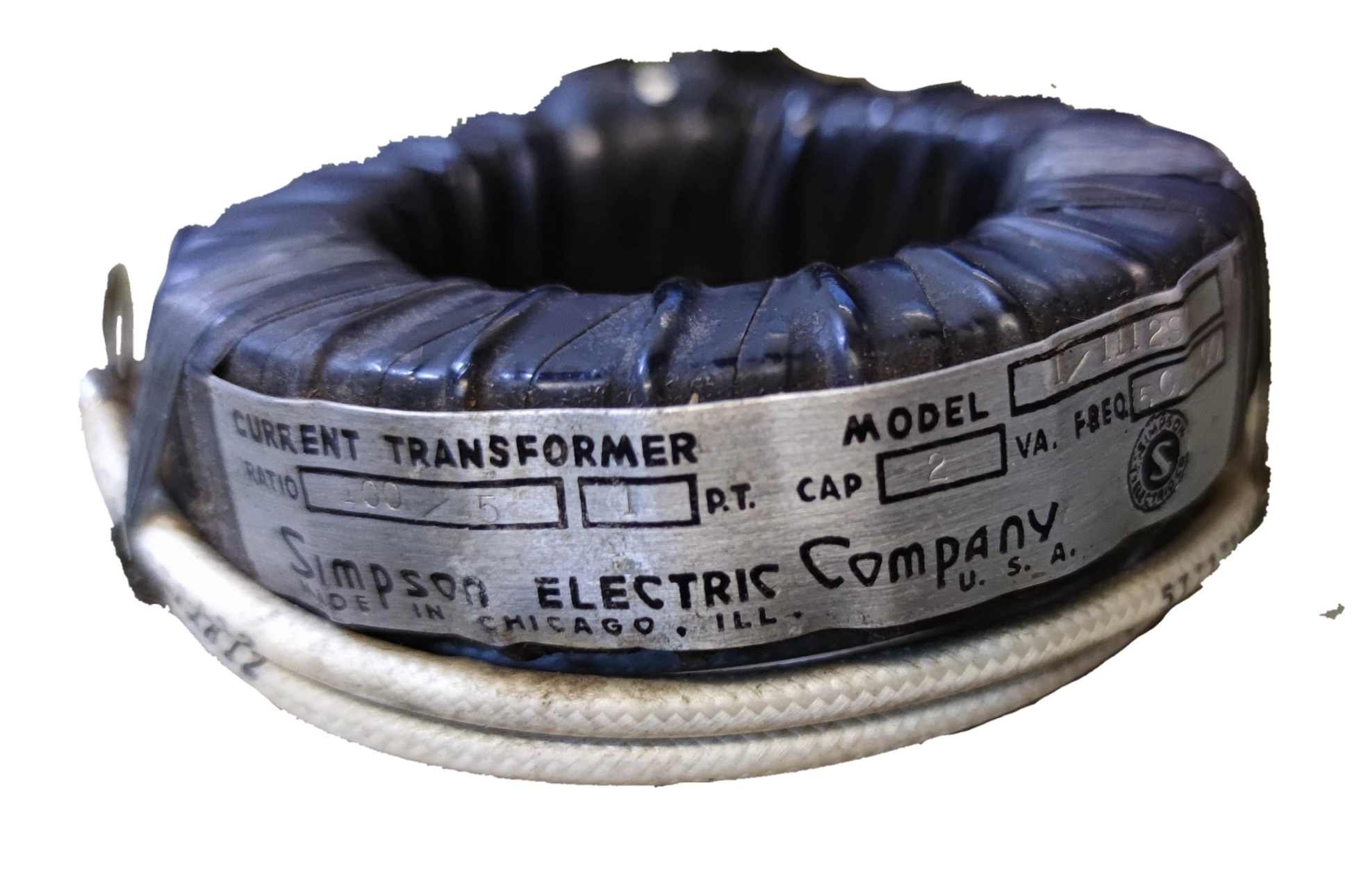 Simpson Single Core Current Transformer used for electrical current measurement and monitoring