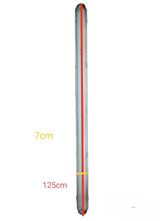 Opple Single Ended 1200mm Fixture Only tube light with 7cm width and 125cm length for lighting installation