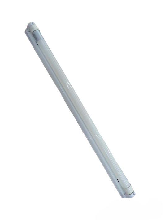 Ecolum single ended LED fluorescent tube 220V with white finish for energy-efficient lighting