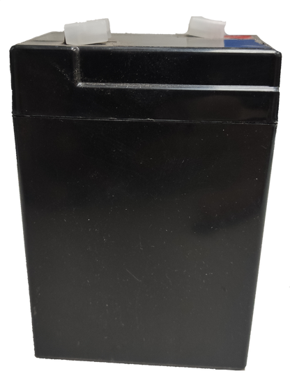 6V 4AH SLA battery for industrial use with a durable black casing