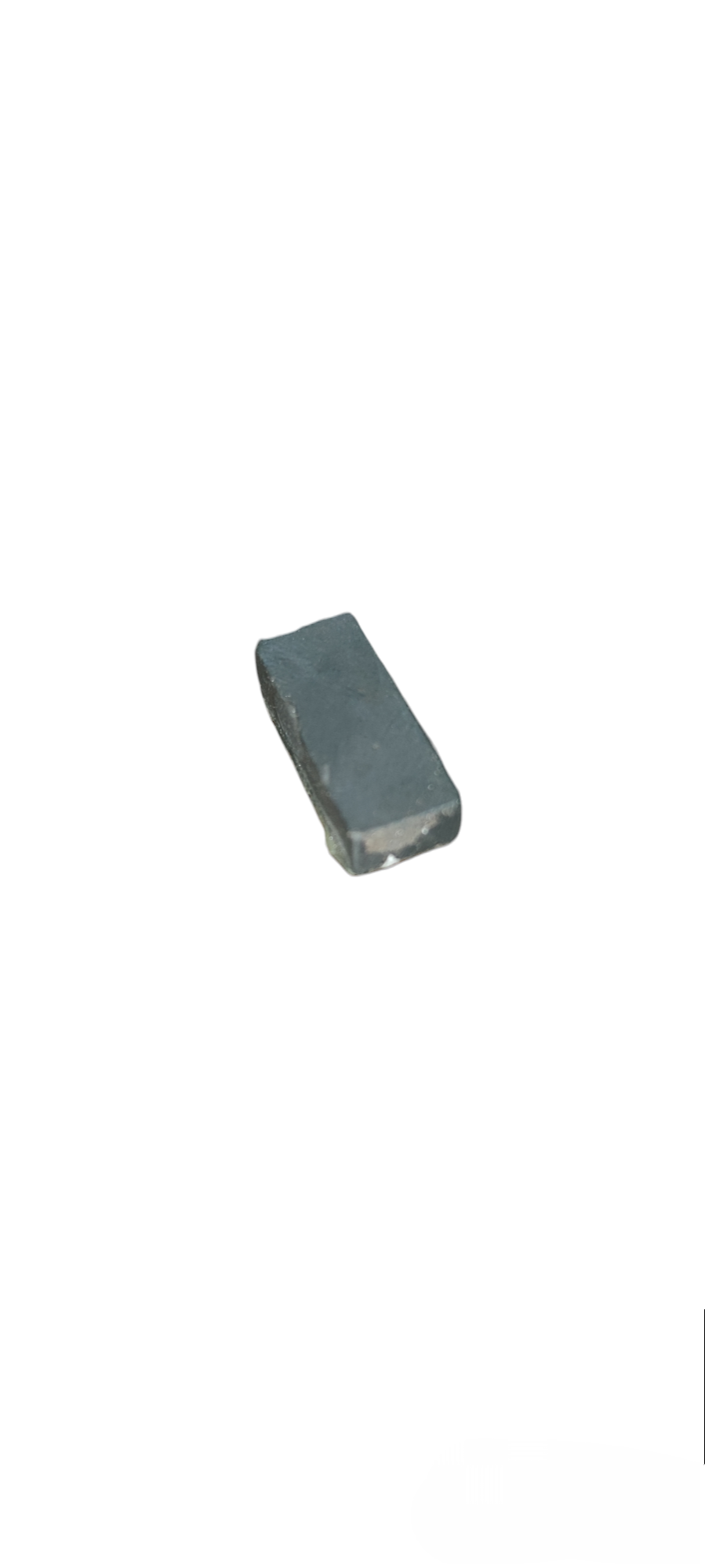 Small gray rectangular small bar magnets for projects ideal for educational and craft use