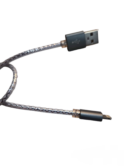 Smart Phone Charging Cord with USB and lightning connectors in braided design from China
