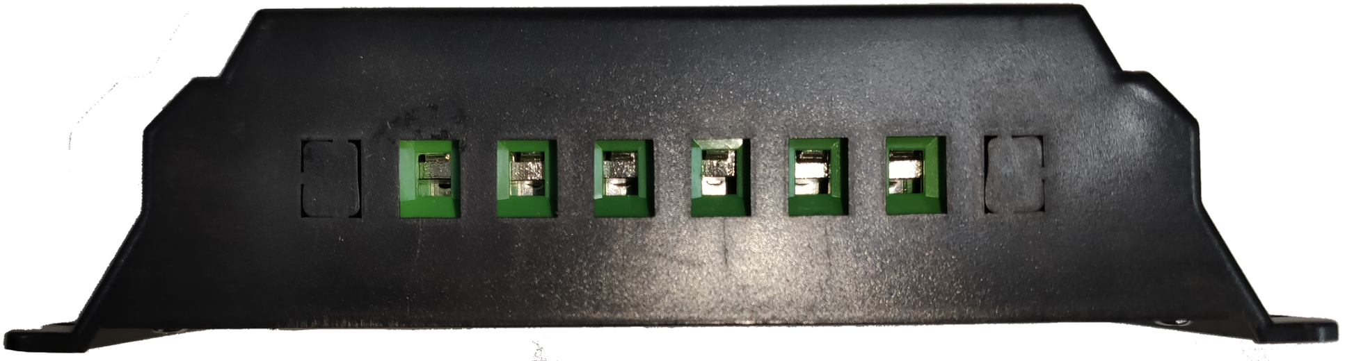 ZwitseRise Solar Charge Controller PWM with multiple green terminal connectors for electrical circuitry