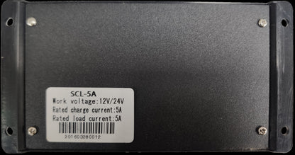 ZwitseRise Solar Charge Controller PWM SCL-5A with 12V 24V work voltage and 5A current rating