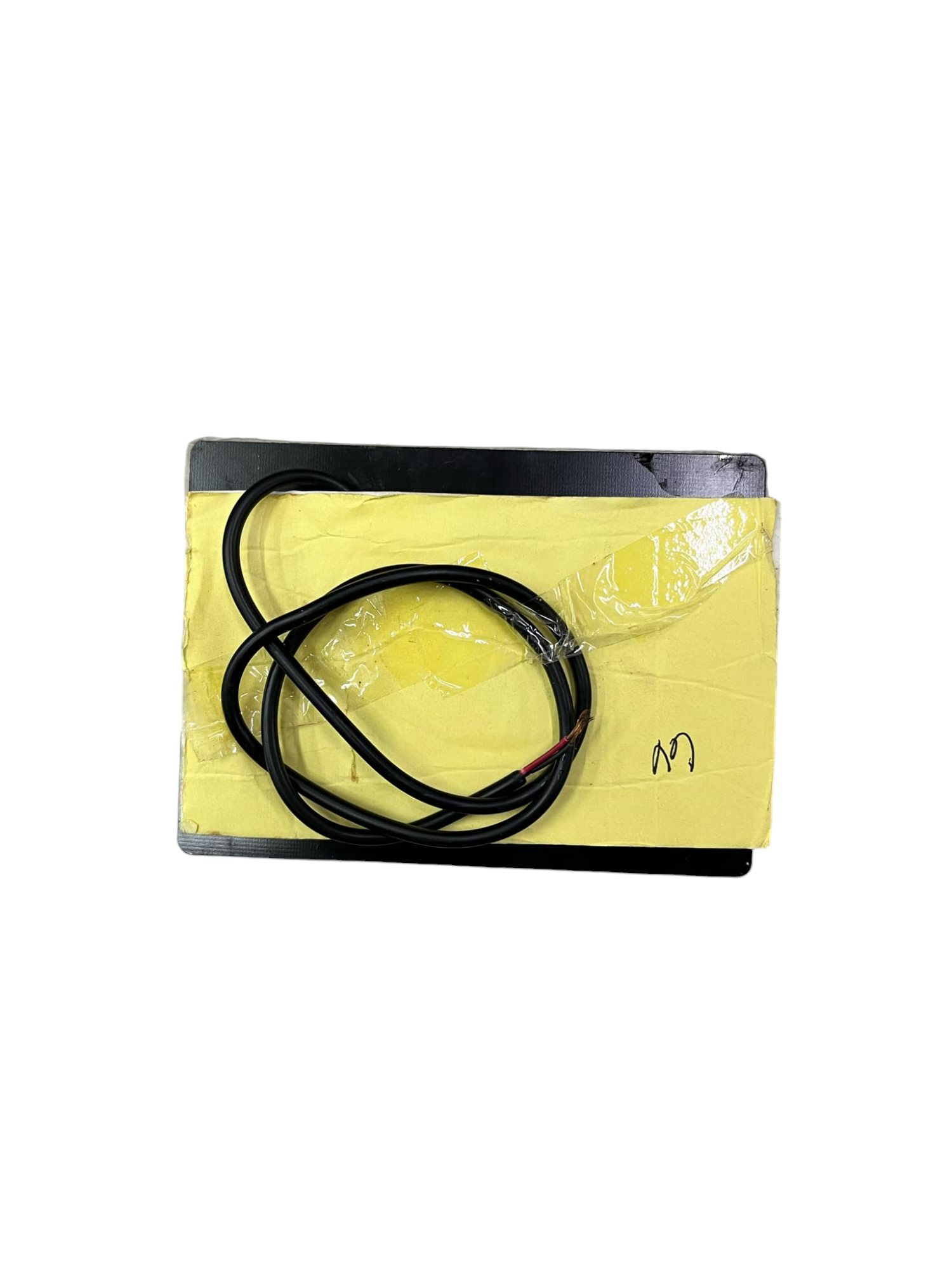 Solar Panel 6V 1 Watts with attached black connecting wires for small electrical circuits
