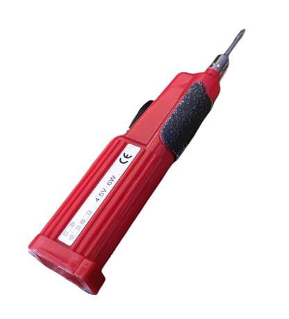 Newstar Soldering Iron 6W 4.5V with red handle and ergonomic grip for precision soldering