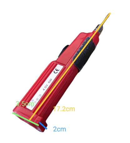 Newstar red Soldering Iron 6W 4.5V with ergonomic grip and precise tip for electronics work