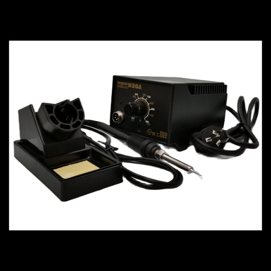 YAOGONG Soldering Station 936A 220V 50W featuring adjustable temperature and soldering iron with stand
