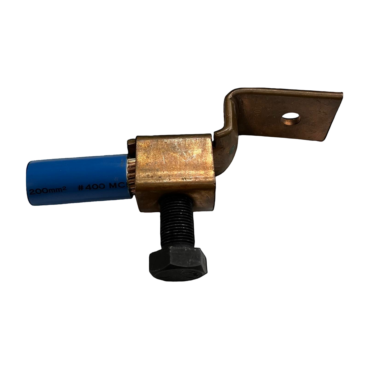 Local electrical circuitry part Solderless Terminal Lugs 200mm - 250mm with blue insulated wire and brass connector Solderless Terminal Lugs 175mm to 200mm Wire Size Copper, SA-400 Electx Electrical Supply