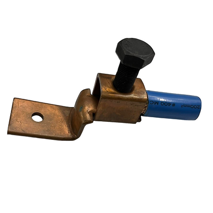 Solderless Terminal Lugs 200mm - 250mm with blue wire and black bolt for electrical connections Solderless Terminal Lugs 175mm to 200mm Wire Size Copper, SA-400 Electx Electrical Supply