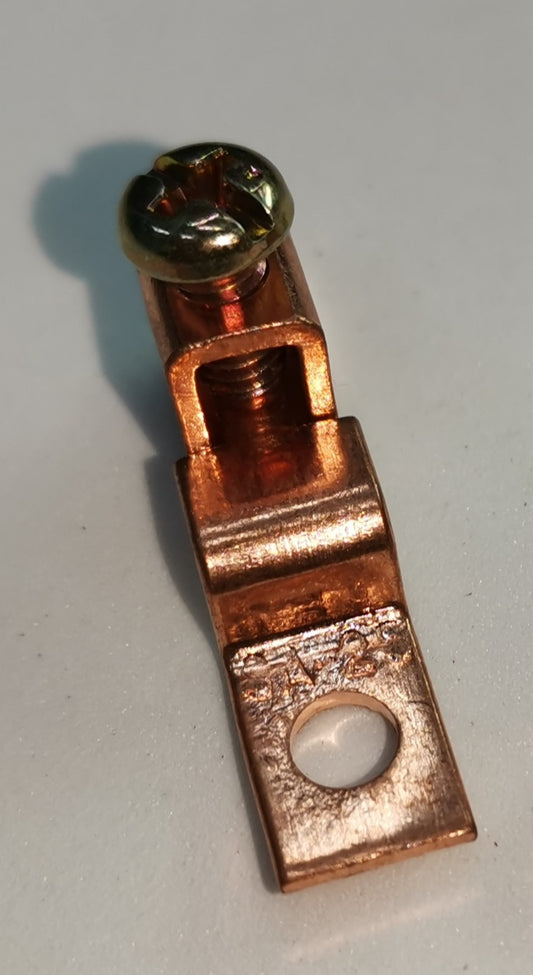 Local electrical circuitry solderless terminal lugs 3.5mm - 5.5mm copper connector with screw