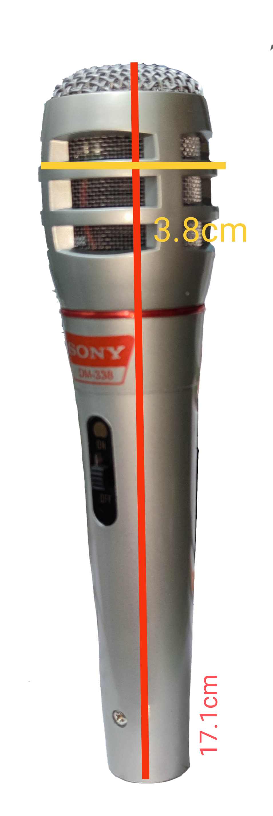 Sony microphone with microphone cord studio vocal recording handheld device