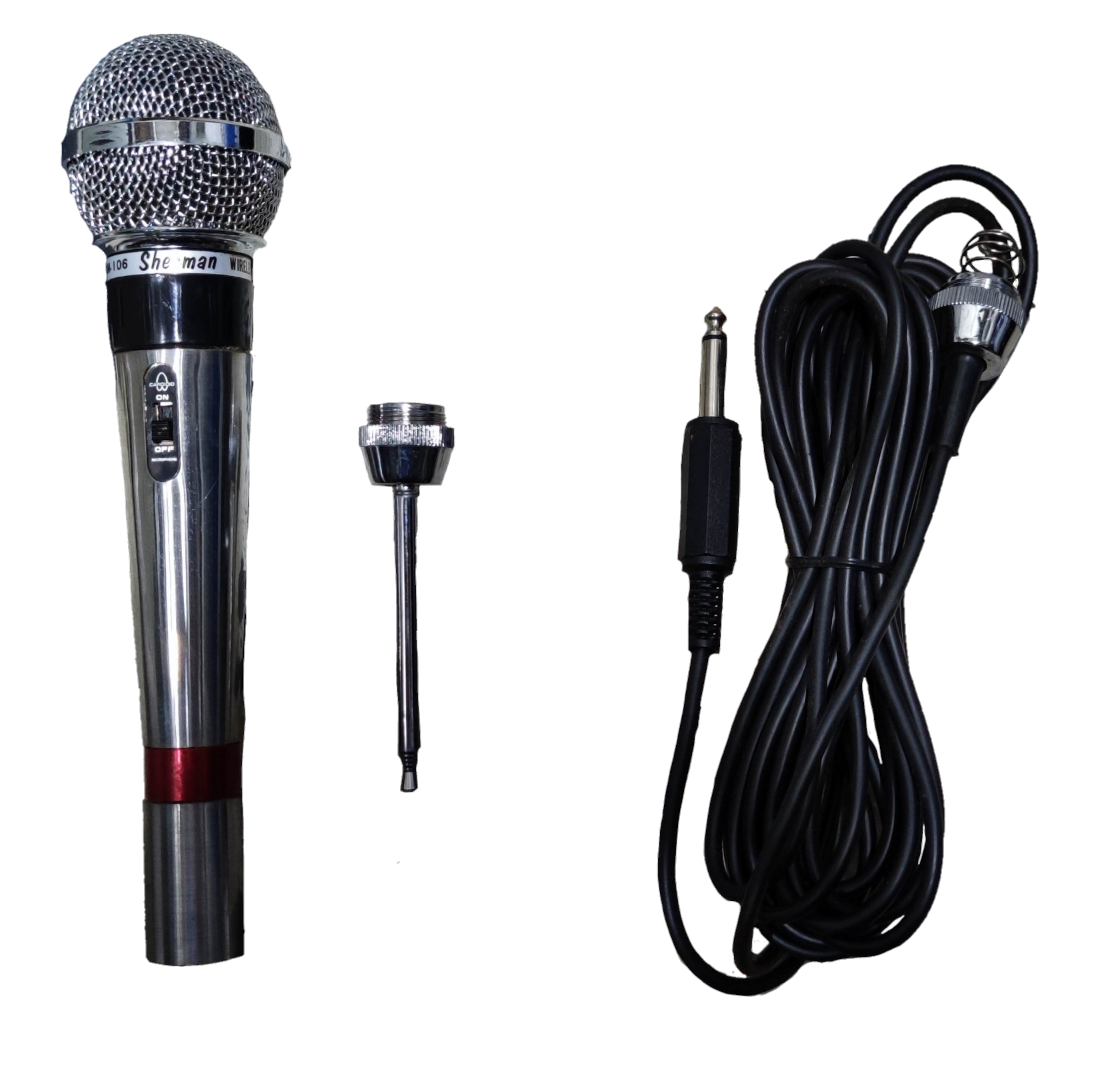 Sherman microphone with special cord FM AM microphone accessory for enhanced audio performance