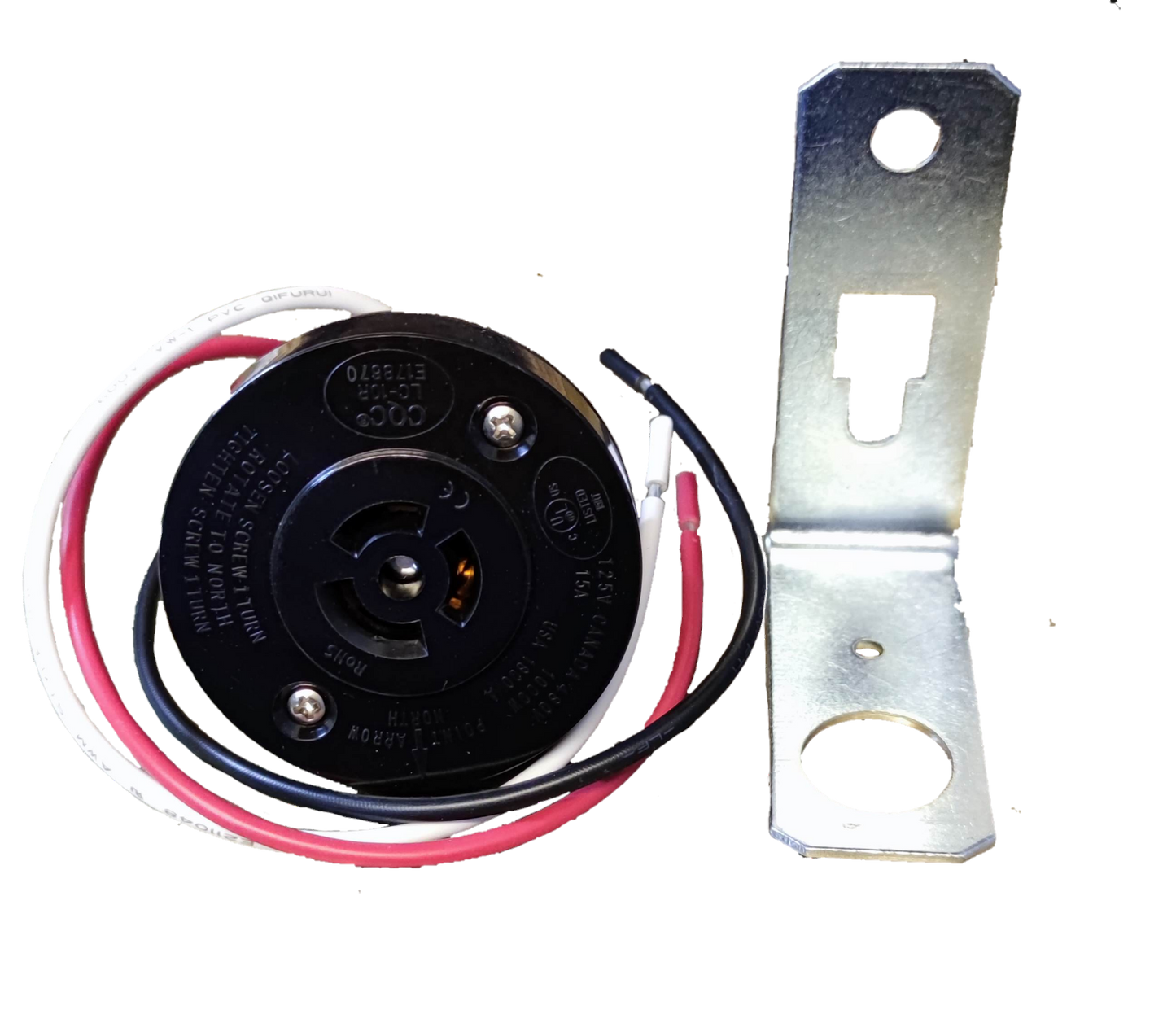 Spectra photo cell socket 1800VA for automatic lighting control with mounting bracket