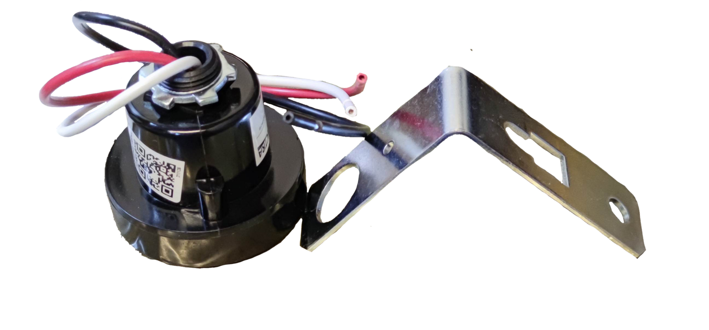 Spectra photo cell socket 1800VA with mounting bracket and wire connections for lighting control