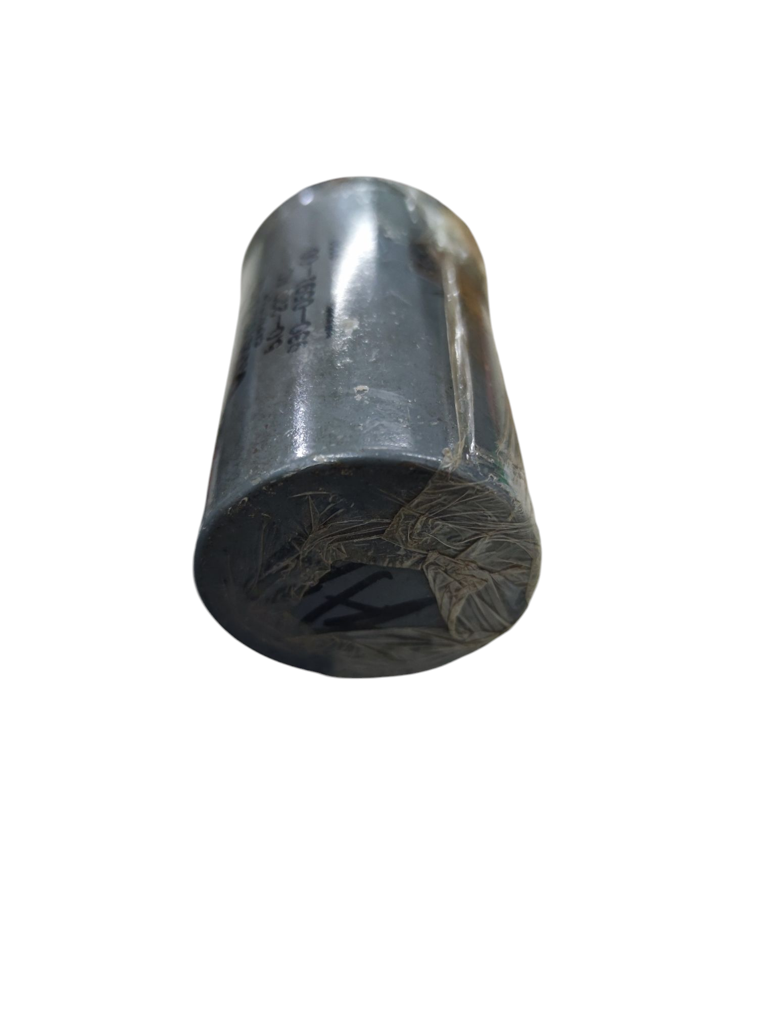 Sprague 5.0uF 220V capacitor for sale cylindrical electrical component with metallic casing