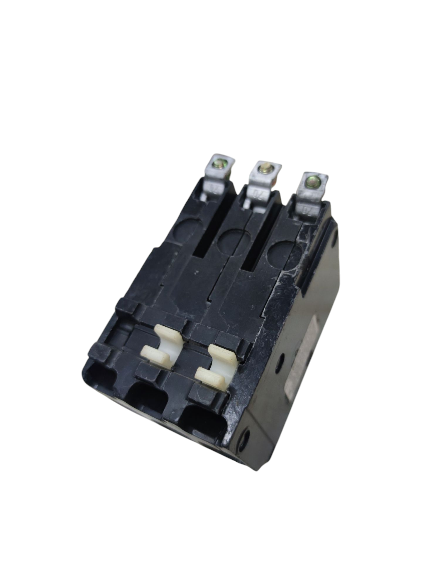 Square D 50A 3 Pole 22KAIC 220V Circuit Breaker electrical component in black casing