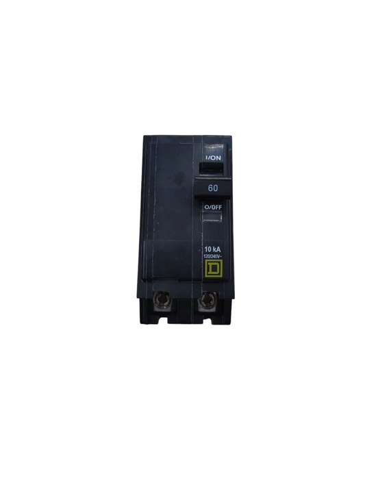 Square D 60 Amp Circuit Breaker black electrical safety switch with on off toggle