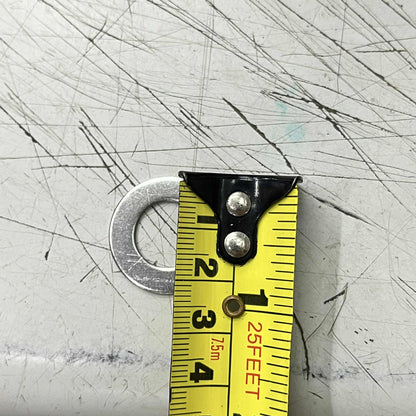 2cm Stainless Washer shown next to a measuring tape for size comparison