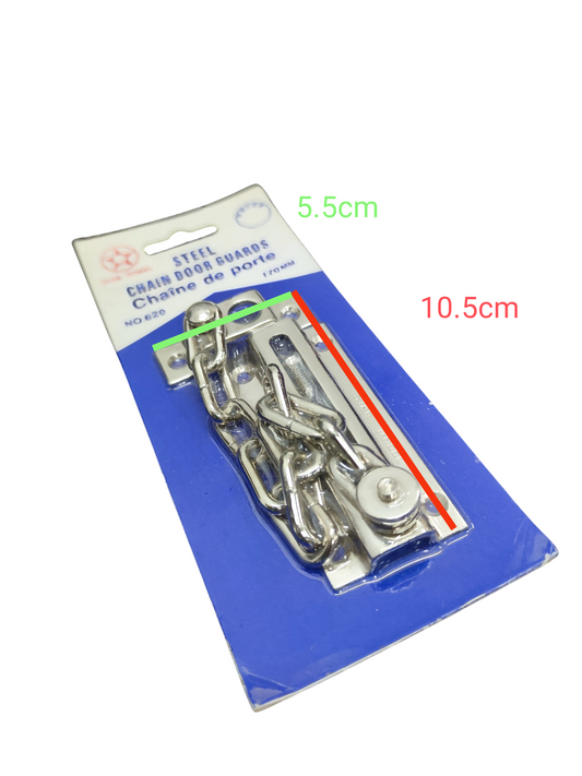 Star Wheel Wheel Chain Door Guards 170mm steel chain lock for enhanced door security