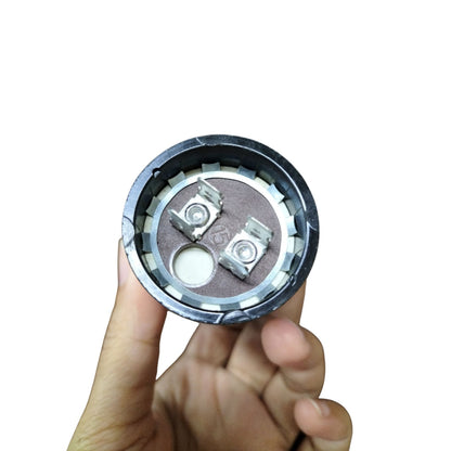 Starting Capacitor 21-25MFD for Motor with two connection terminals in a circular design