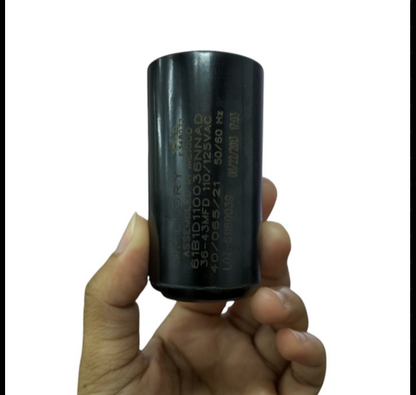Mallory Starting Capacitor 36-43MFD 125V for electrical applications in a hand-held position