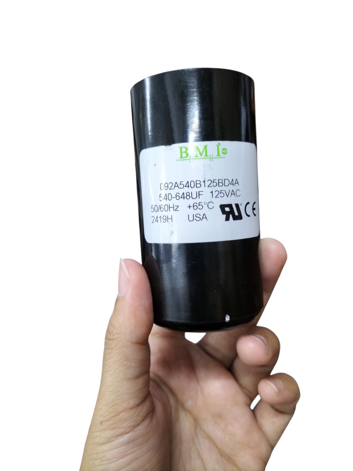 BMI Starting Capacitor 540-648UF for HVAC systems, 125VAC, 50/60Hz electrical parts