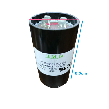 BMI Starting Capacitor 540-648UF for efficient electrical circuit performance