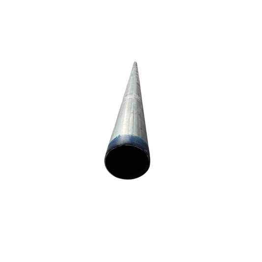 Mayer 3 RSC Pipe 3 Inches x 10Ft. galvanized steel threaded pipe shown end view for construction