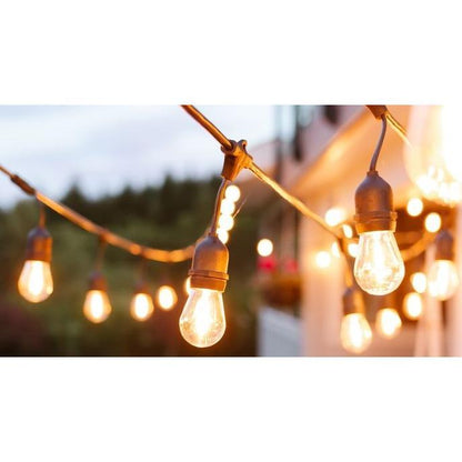 Biglite String Lights E27 1 W LED with Vintage Design for Outdoor and Indoor Decor