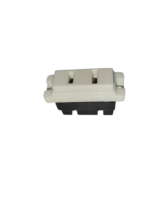 Surer Flat Pin Outlet Device 15A 125V power point switch plug in white and black